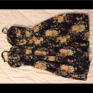 Navy Blue Flower dress